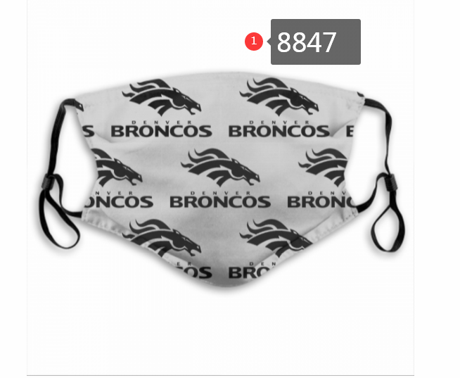 Denver Broncos  Dust mask with filter